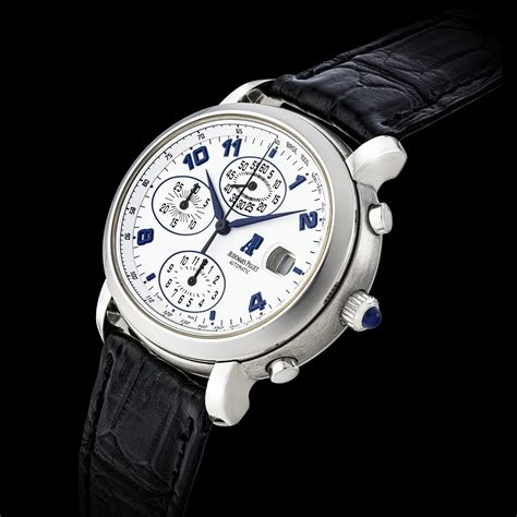 audemars piguet millenary chronograph steel|audemars millenary dual time.